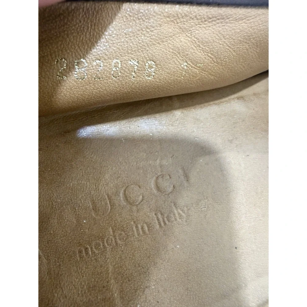 Gucci Horsebit Straw Dress Loafers Men's Size 13 1/2